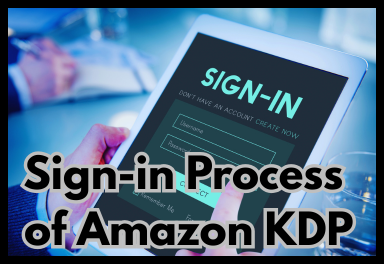 Sign-in Process of KDP Amazon.com