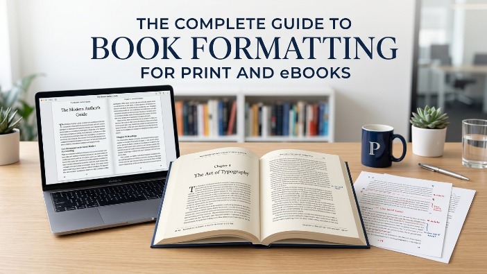 Book formatting guide for print books and eBooks